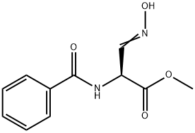METHYL 2-(BENZOYLAMINO)-3-(HYDROXYIMINO)PROPANOATE 结构式