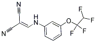 (((3-(1,1,2,2-TETRAFLUOROETHOXY)PHENYL)AMINO)METHYLENE)METHANE-1,1-DICARBONITRILE 结构式