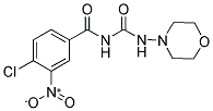 N-(4-CHLORO-3-NITROBENZOYL)-N'-MORPHOLINOUREA 结构式