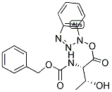 Z-L-THREONINE N-HYDROXYBENZOTRIAZOLE ESTER 结构式