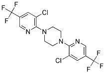 1,4-BIS(3-CHLORO-5-(TRIFLUOROMETHYL)-2-PYRIDYL)PIPERAZINE 结构式