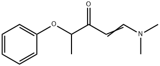 1-(DIMETHYLAMINO)-4-PHENOXY-1-PENTEN-3-ONE 结构式