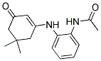 N-(2-((5,5-DIMETHYL-3-OXOCYCLOHEX-1-ENYL)AMINO)PHENYL)ETHANAMIDE 结构式