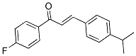 1-(4-Fluorophenyl)-3-(4-isopropylphenyl)prop-2-en-1-one 结构式