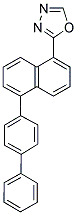 2-(1-NAPHTHYL-5-(4-BIPHENYLYL))-1,3,4-OXADIAZOLE 结构式