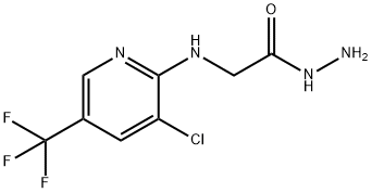 2-((3-氯-5-(三氟甲基)吡啶-2-基)氨基)乙酰肼 结构式