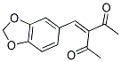 3-(1,3-BENZODIOXOL-5-YLMETHYLENE)-2,4-PENTANEDIONE 结构式