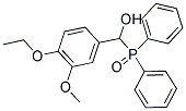 (DIPHENYLPHOSPHORYL)(4-ETHOXY-3-METHOXYPHENYL)METHANOL 结构式