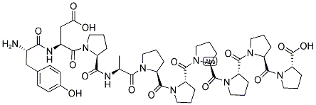 H-TYR-ASP-PRO-ALA-(PRO)-6-OH (AEDES AEGYPTI) 结构式