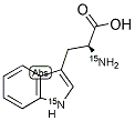 L-TRYPTOPHAN (15N2) 结构式