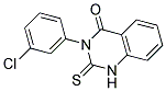 3-(3-CHLORO-PHENYL)-2-THIOXO-2,3-DIHYDRO-1H-QUINAZOLIN-4-ONE 结构式