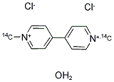 PARAQUAT-METHYL-14C DICHLORIDE HYDRATE 结构式