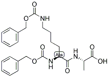 Z-LYS(Z)-ALA-OH 结构式