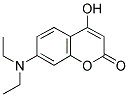 7-DIETHYLAMINO-4-HYDROXY-CHROMEN-2-ONE 结构式