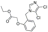 ETHYL 2-(2-[(4,5-DICHLORO-1H-IMIDAZOL-1-YL)METHYL]PHENOXY)ACETATE 结构式