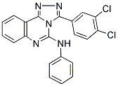 3-(3,4-DICHLOROPHENYL)-N-PHENYL-[1,2,4]TRIAZOLO[4,3-C]QUINAZOLIN-5-AMINE 结构式
