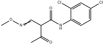 N-(2,4-DICHLOROPHENYL)-2-[(METHOXYIMINO)METHYL]-3-OXOBUTANAMIDE 结构式