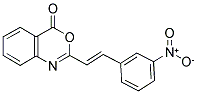 2-(2-(3-NITROPHENYL)VINYL)BENZO[D]1,3-OXAZIN-4-ONE 结构式