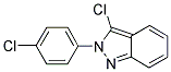 3-CHLORO-2-(4-CHLOROPHENYL)-2H-INDAZOLE 结构式