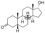 5-BETA-ANDROSTAN-17-ALPHA-OL-3-ONE 结构式