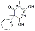 4-HYDROXYPHENOBARBITAL (2-13C, 1,3-15N2) 结构式