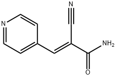 2-CYANO-3-(4-PYRIDINYL)ACRYLAMIDE 结构式