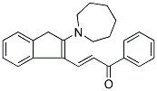 3-(2-Azepan-1-yl-1H-inden-3-yl)-1-phenylprop-2-en-1-one 结构式