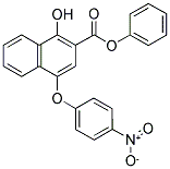 PHENYL-1-HYDROXY-4-(4-NITRO-PHENOXY)-2-NAPHTHOATE 结构式