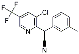 2-[3-CHLORO-5-(TRIFLUOROMETHYL)-2-PYRIDINYL]-2-(3-METHYLPHENYL)ACETONITRILE 结构式