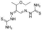 2-KETO-3-ETHOXYBUTYRALDEHYDE BIS(THIOSEMICARBAZONE) 结构式