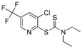 (DIETHYLAMINO)(3-CHLORO-5-(TRIFLUOROMETHYL)(2-PYRIDYL)THIO)METHANE-1-THIONE 结构式