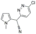 2-(6-CHLORO-3-PYRIDAZINYL)-2-(1-METHYL-1H-PYRROL-2-YL)ACETONITRILE 结构式