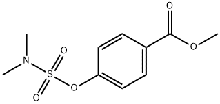 METHYL 4-([(DIMETHYLAMINO)SULFONYL]OXY)BENZENECARBOXYLATE 结构式