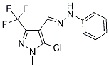 5-CHLORO-1-METHYL-3-(TRIFLUOROMETHYL)-1H-PYRAZOLE-4-CARBALDEHYDE 4-PHENYLHYDRAZONE 结构式