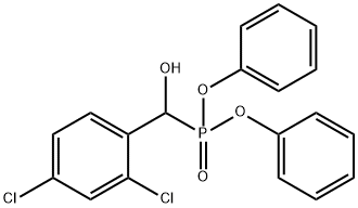 Diphenyl (2,4-dichlorophenyl)(hydroxy)methylphosphonate 结构式