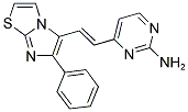 4-[2-(6-PHENYLIMIDAZO[2,1-B][1,3]THIAZOL-5-YL)VINYL]-2-PYRIMIDINAMINE 结构式