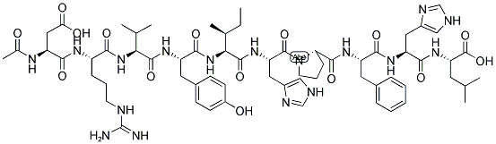 ACETYL-ANGIOTENSIN I 结构式