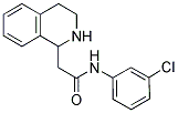 N-(3-CHLOROPHENYL)-2-(1,2,3,4-TETRAHYDRO-1-ISOQUINOLINYL)ACETAMIDE 结构式