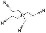 TRI(2-CYANOETHYL)(CYANOMETHYL)PHOSPHONIUM 结构式