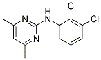 N-(2,3-DICHLOROPHENYL)-4,6-DIMETHYL-2-PYRIMIDINAMINE 结构式