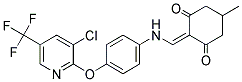 2-(((4-(3-CHLORO-5-(TRIFLUOROMETHYL)(2-PYRIDYLOXY))PHENYL)AMINO)METHYLENE)-5-METHYLCYCLOHEXANE-1,3-DIONE 结构式