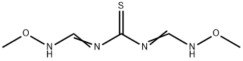 N,N'-BIS[(METHOXYIMINO)METHYL]THIOUREA 结构式