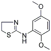 (4,5-DIHYDRO-THIAZOL-2-YL)-(2,5-DIMETHOXY-PHENYL)-AMINE 结构式