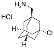(3-CHLORO-1-ADAMANTYL)METHYLAMINE HYDROCHLORIDE 结构式