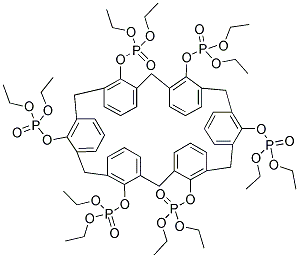 HEXAKIS(DIETHOXYPHOSPHORYL)CALIX[6]ARENE 结构式