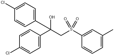 1,1-Bis(4-chlorophenyl)-2-[(3-methylphenyl)sulfonyl]-1-ethanol 结构式