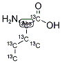 L-ISOLEUCINE (U-13C6) 结构式