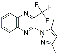 2-(3,5-DIMETHYL-1H-PYRAZOL-1-YL)-3-(TRIFLUOROMETHYL)QUINOXALINE 结构式