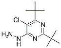 2,4-DITERT-BUTYL-5-CHLORO-6-HYDRAZINOPYRIMIDINE 结构式