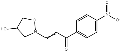 3-[4-HYDROXYDIHYDRO-2(3H)-ISOXAZOLYL]-1-(4-NITROPHENYL)-2-PROPEN-1-ONE 结构式